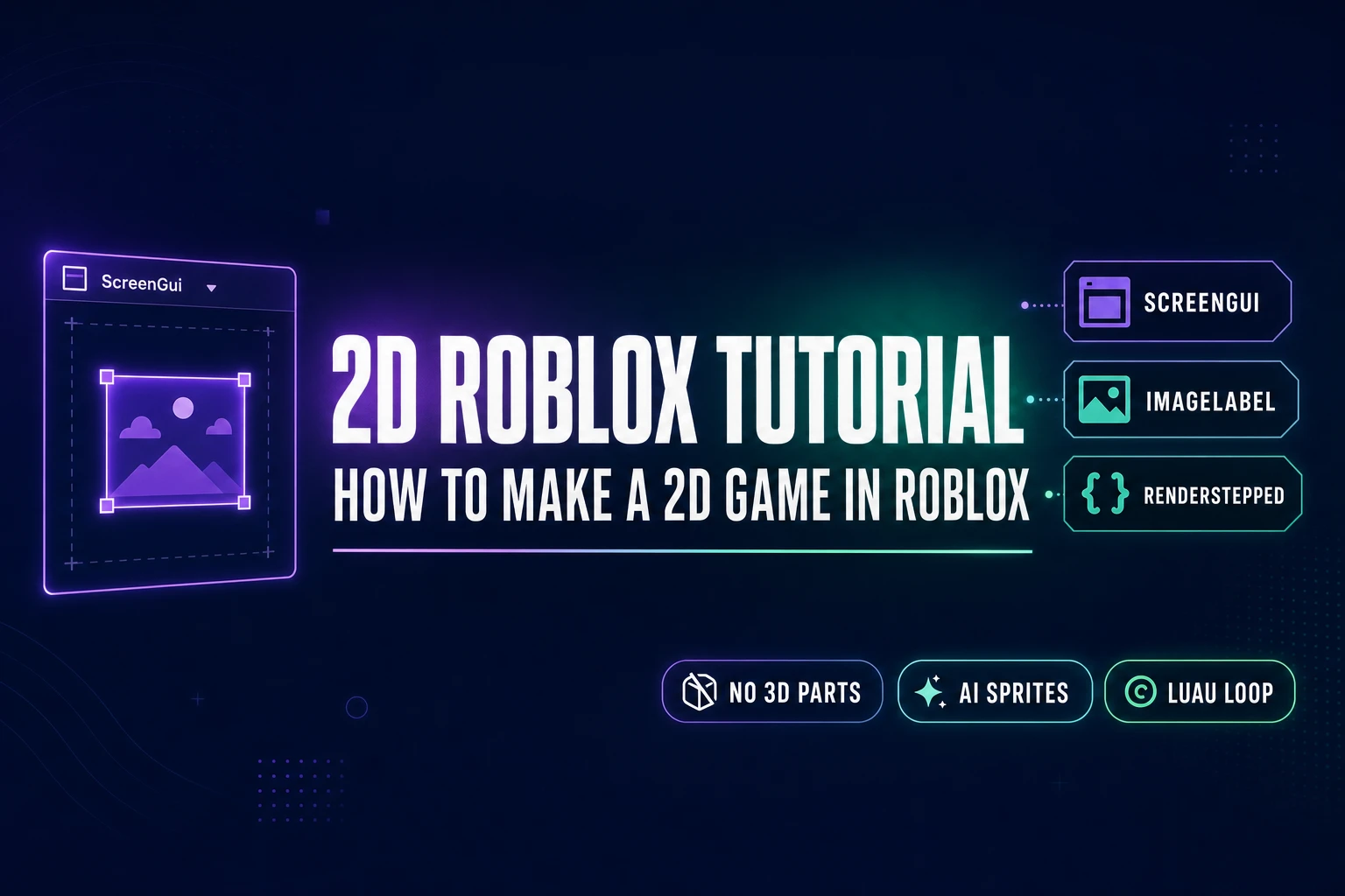 2D Roblox Tutorial: How to Make a 2D Game in Roblox
