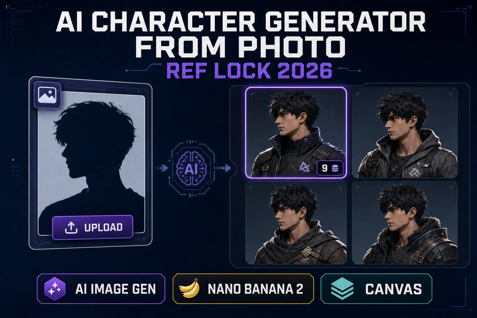 Anchor AI Character Generator From Photo (Ref Lock 2026)
