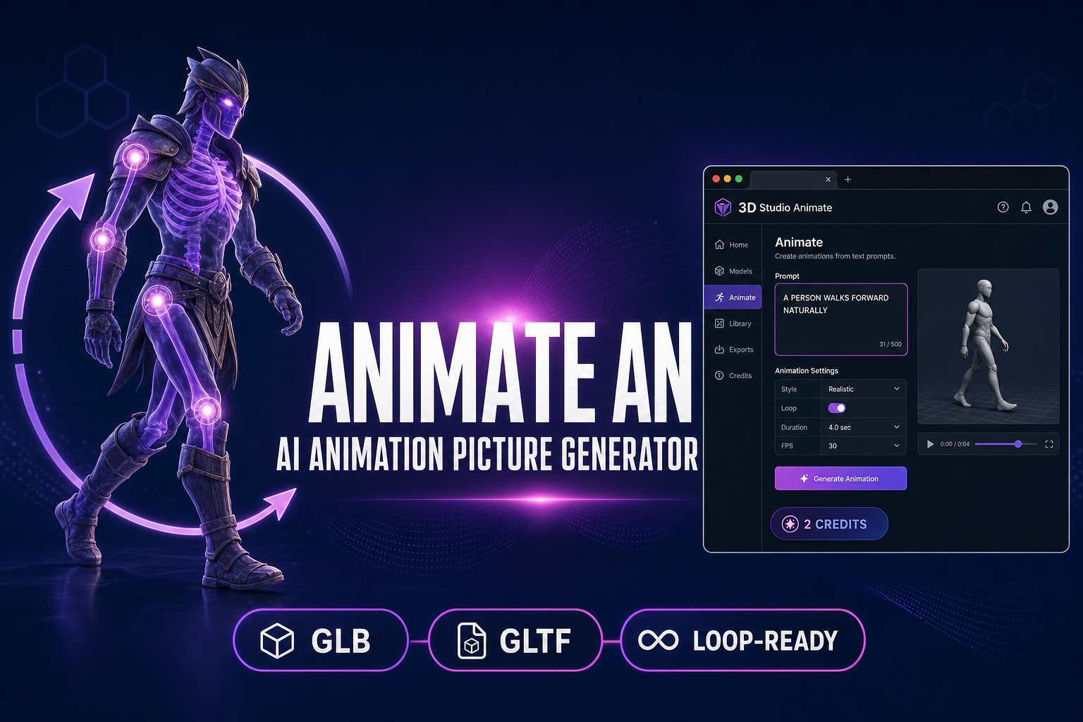 Animate an AI Animation Picture Generator (Image-to-Loop)