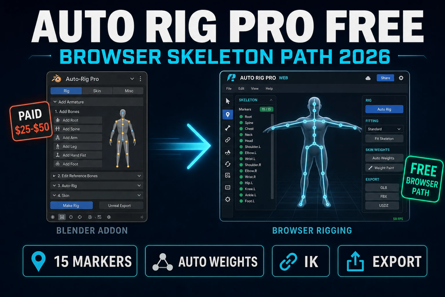 Auto Rig Pro Free (Browser Skeleton Path 2026)