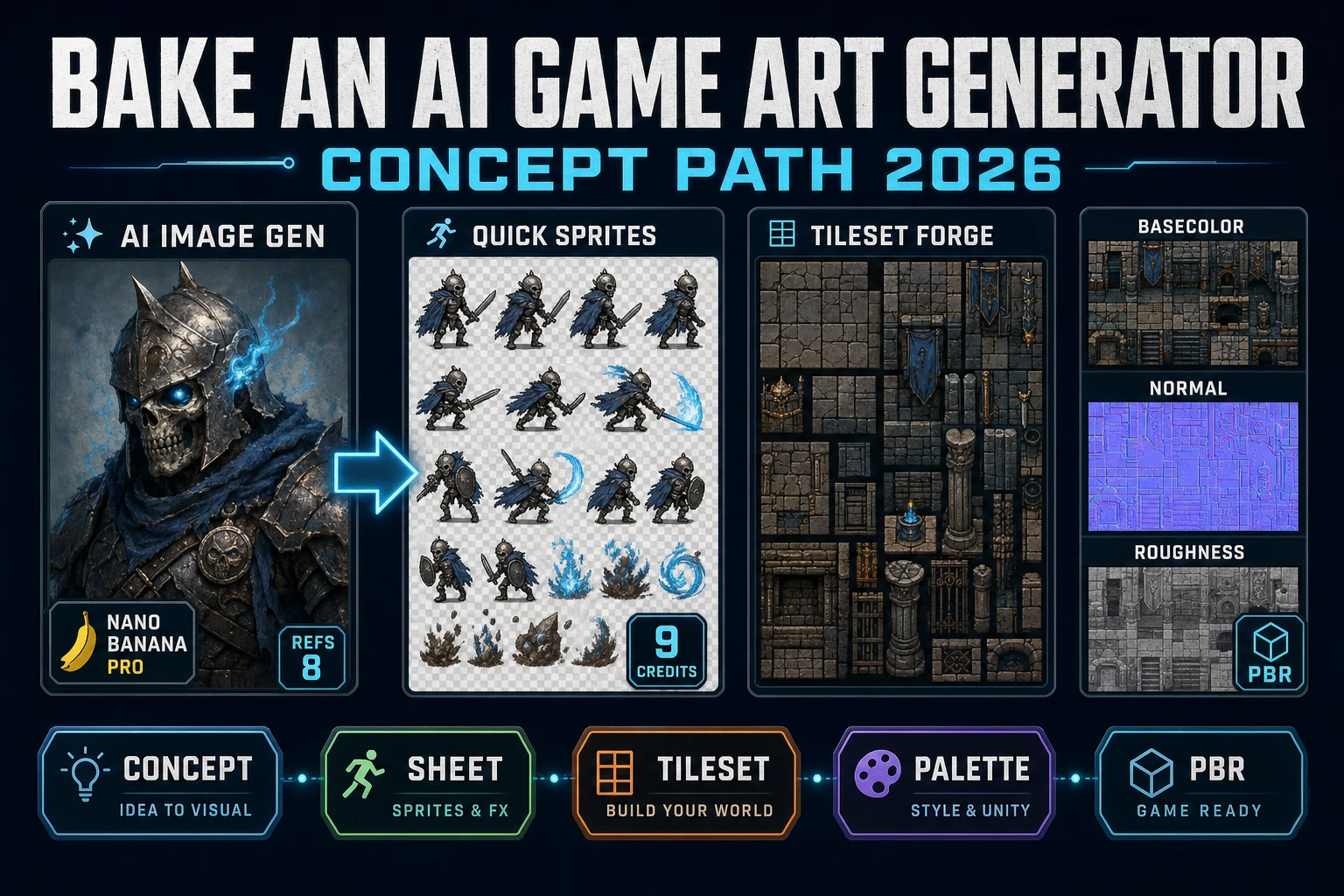 Bake an AI Game Art Generator (Concept Path 2026)