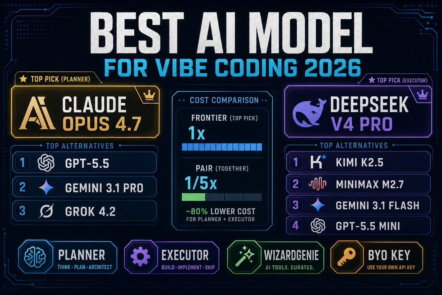 Best AI Model for Vibe Coding (Executor Picks 2026)