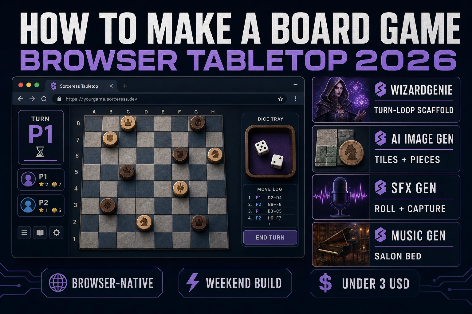 Board How to Make a Board Game (Browser Tabletop 2026)