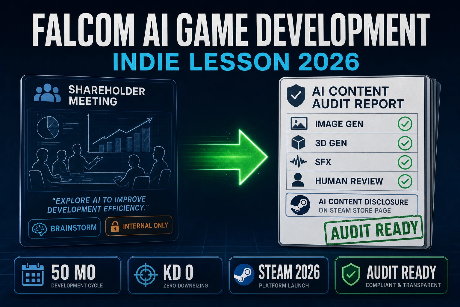Chart Falcom AI Game Development (Indie Lesson 2026)