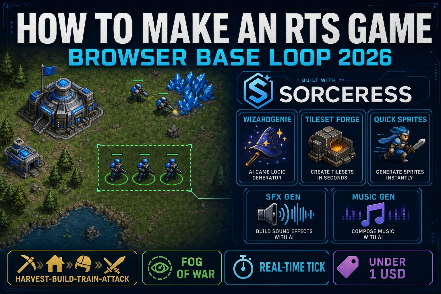 Command How to Make an RTS Game (Browser Base Loop 2026)