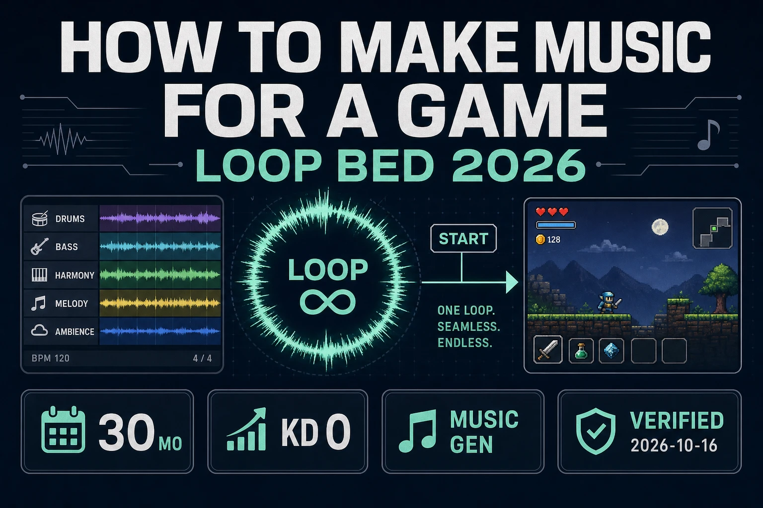 Cue How to Make Music for a Game (Loop Bed 2026)