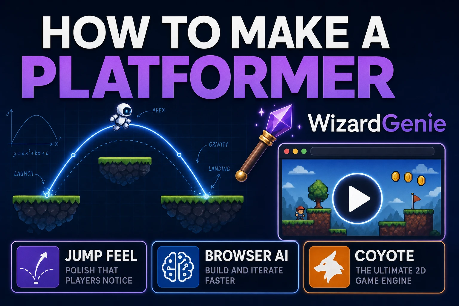 Dash How to Make a Platformer (Browser AI Loop)