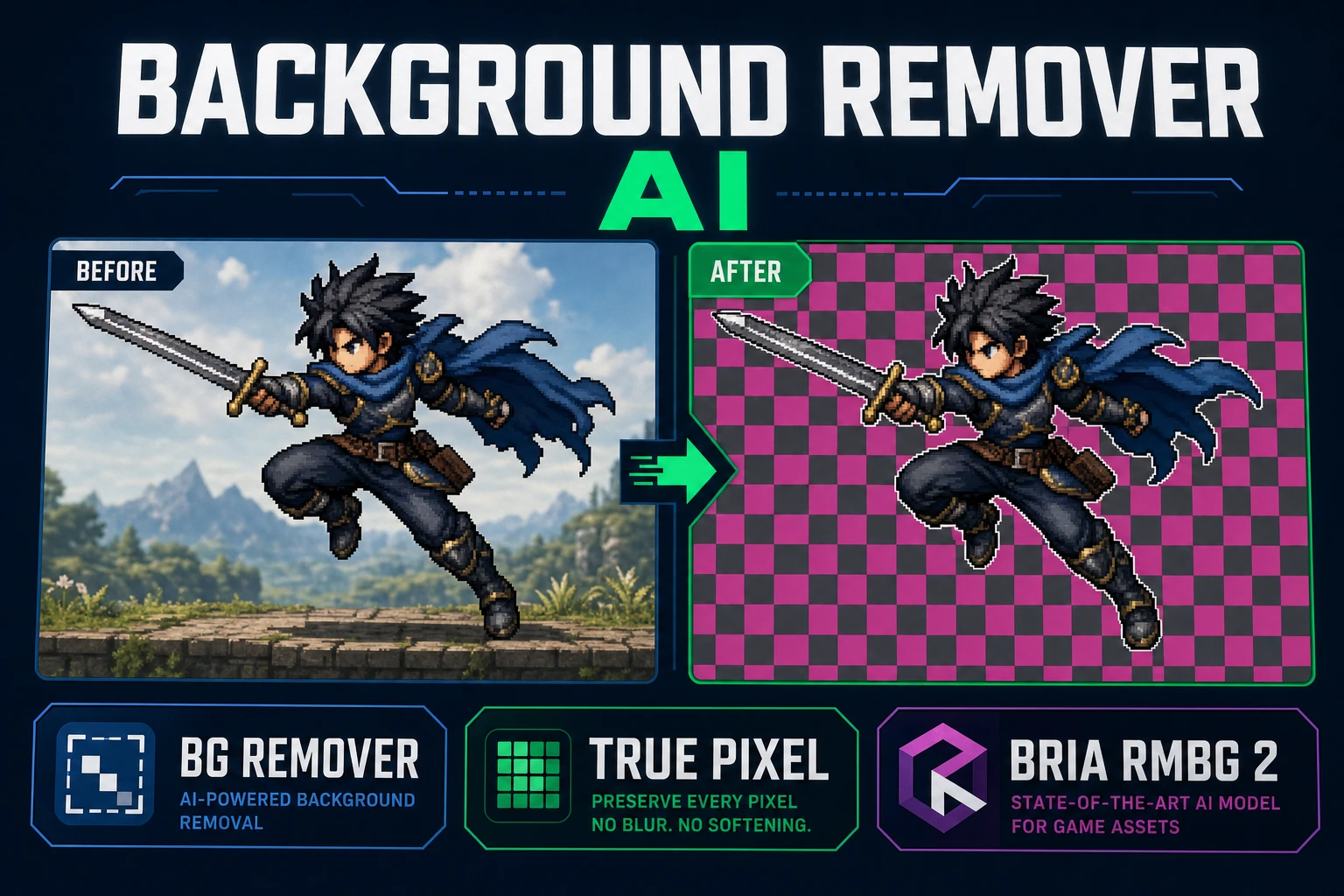 Erase Background Remover AI (Alpha Matte Path)