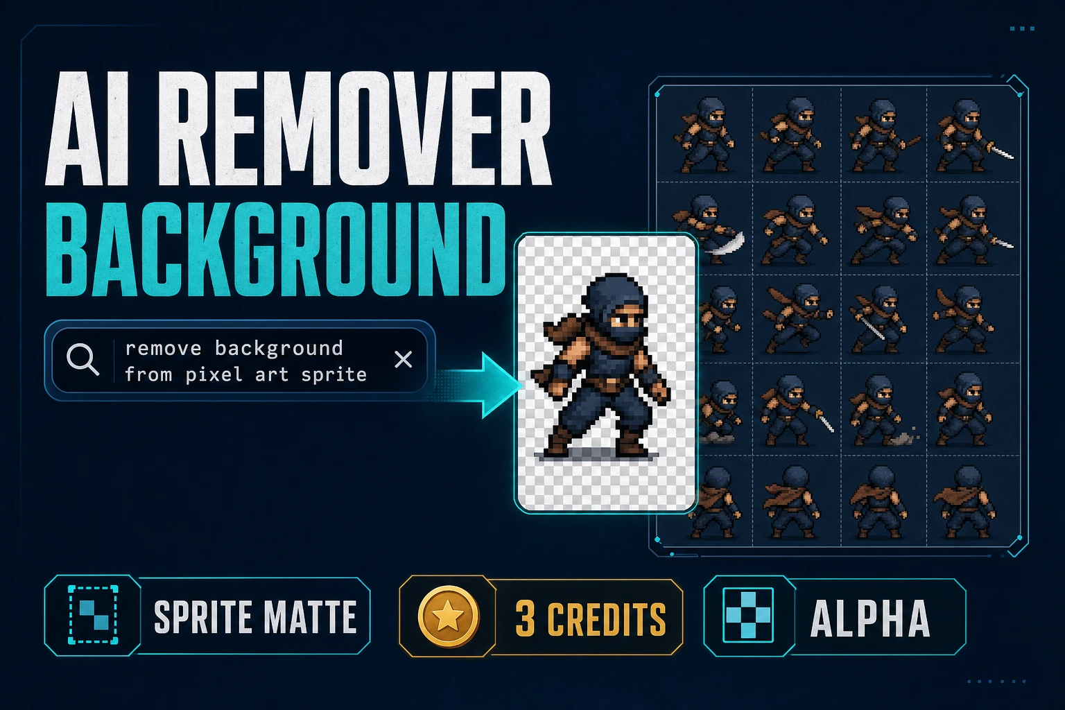 Flip AI Remover Background (Sprite Matte)