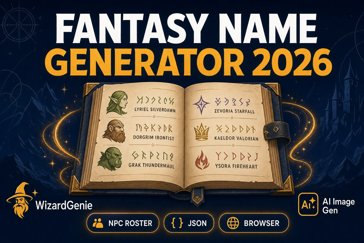 Forge a Fantasy Name Generator (RPG NPC Roster 2026)