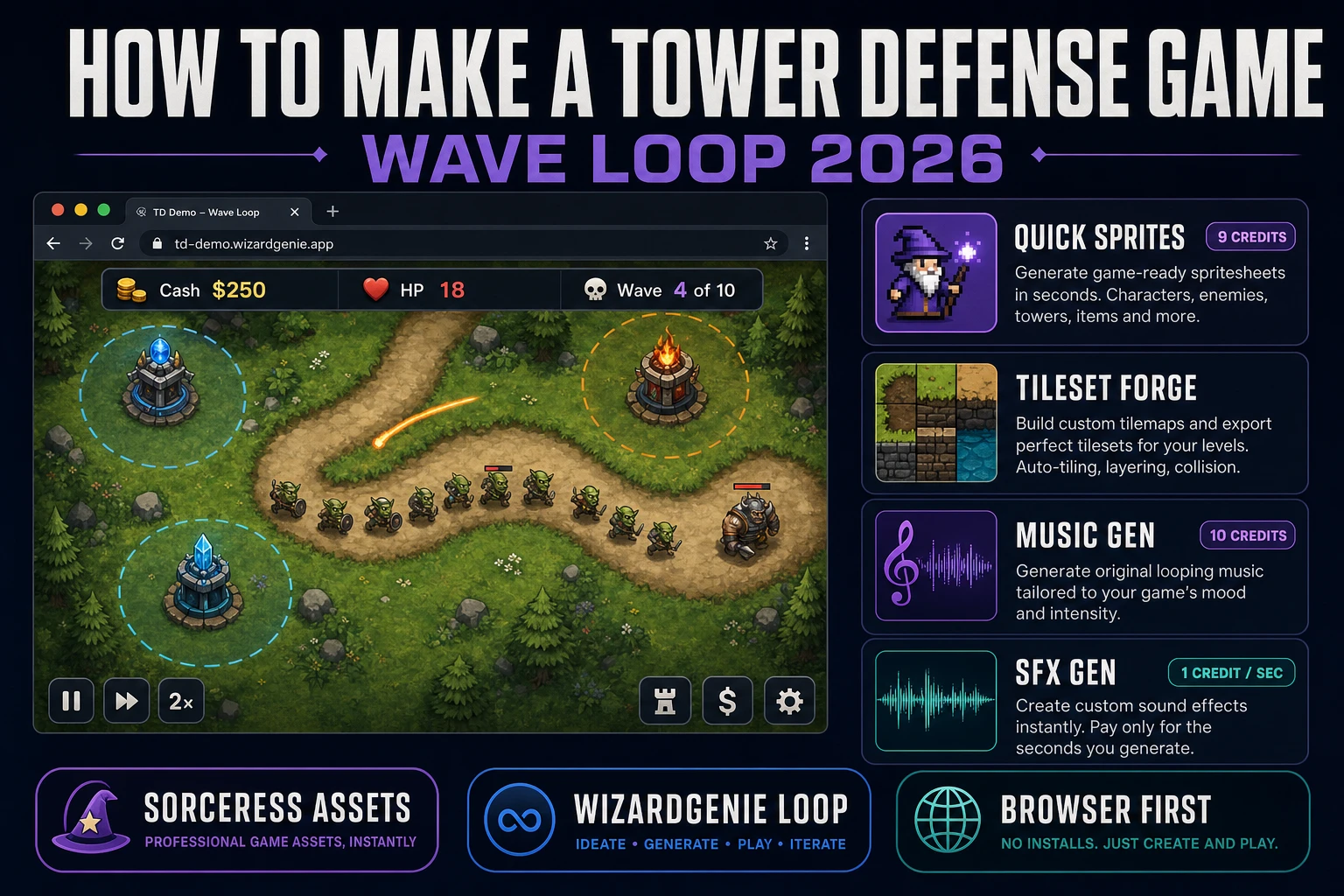 Fortify How to Make a Tower Defense Game (Wave Loop 2026)