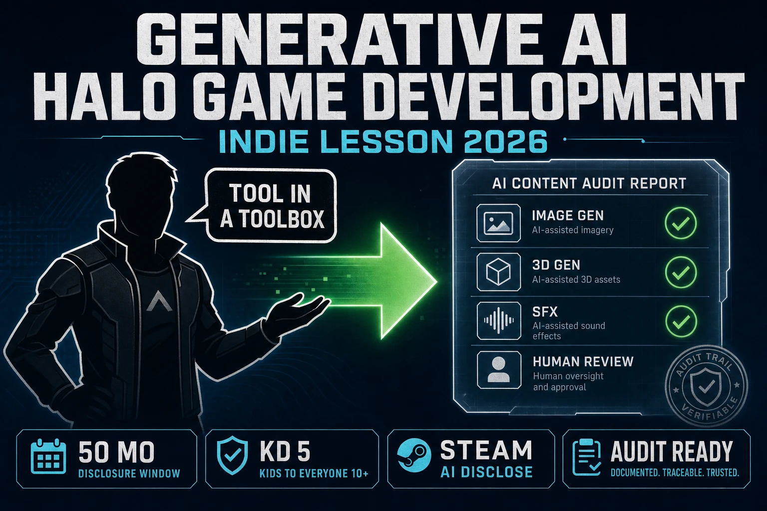 Generative AI Halo Game Development (Indie Lesson 2026)