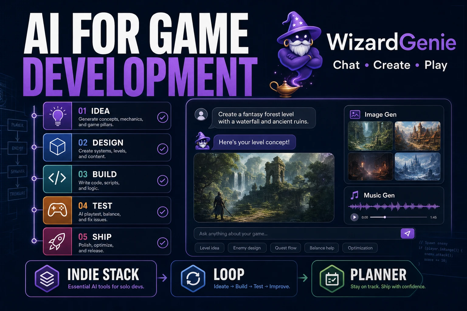Guide AI for Game Development (Indie Stack)