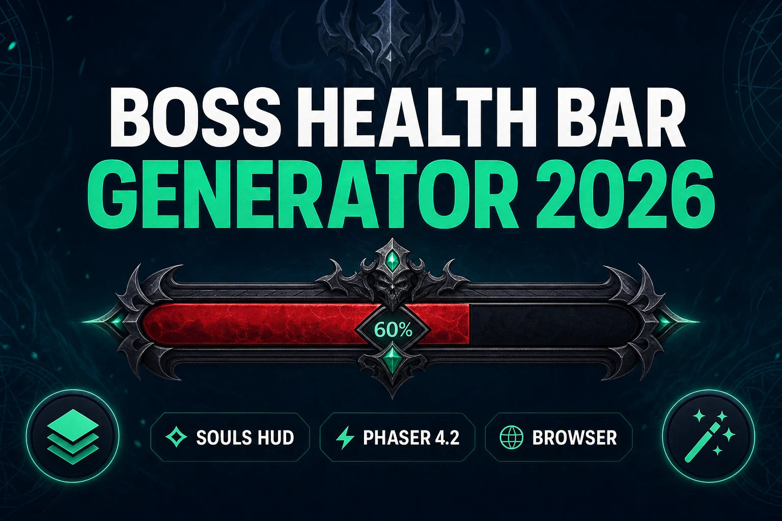 Heft a Boss Health Bar Generator (Souls HUD 2026)