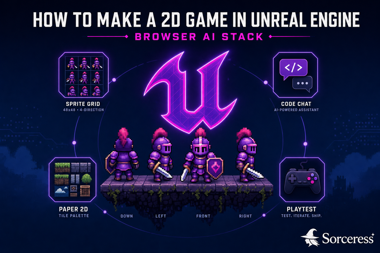 How to Make a 2D Game in Unreal Engine (Browser AI Stack)