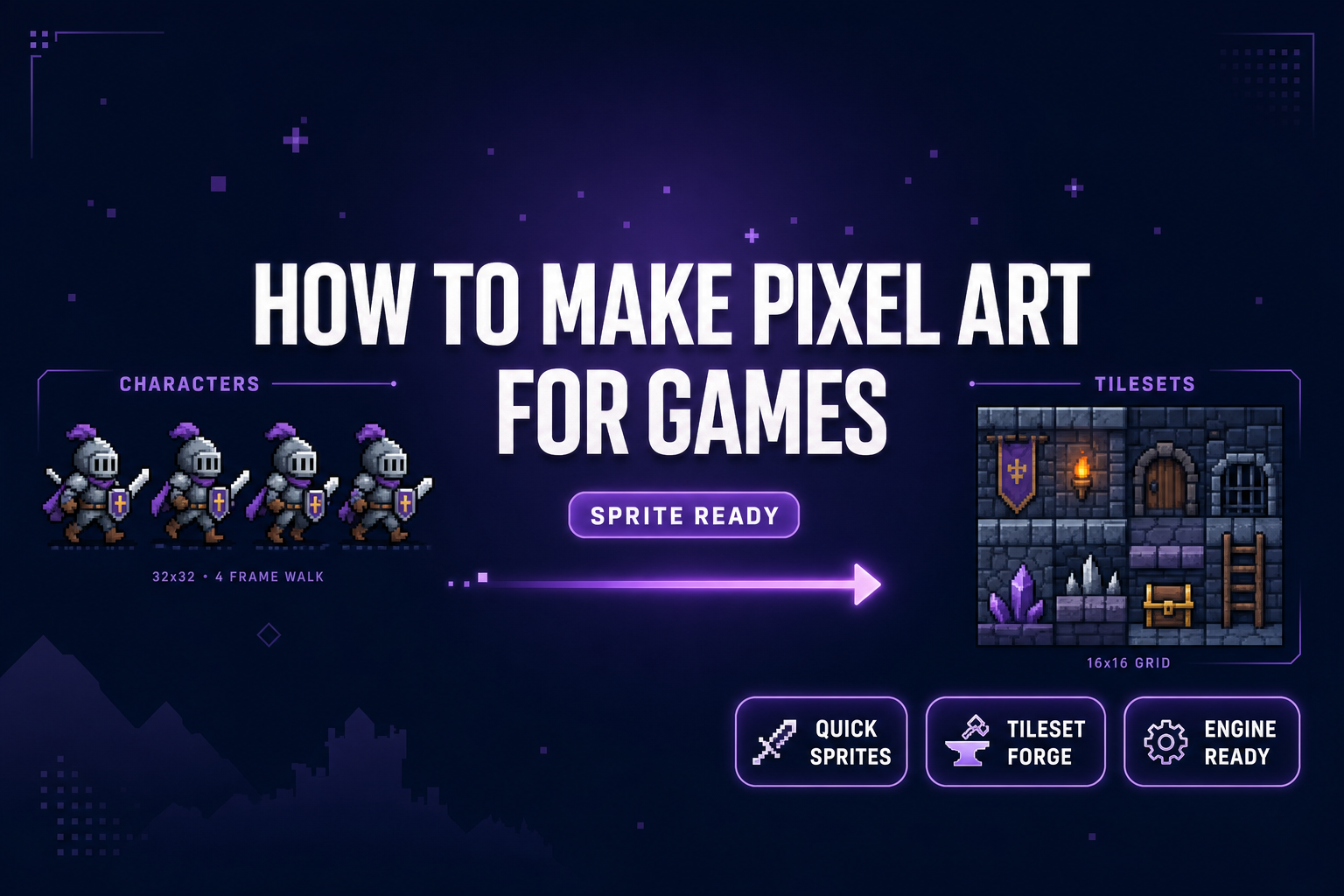 How to Make Pixel Art for Games (Sprite-Ready)