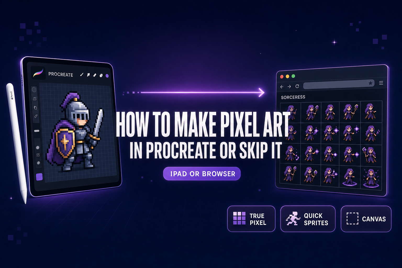 How to Make Pixel Art in Procreate (Or Skip the App)