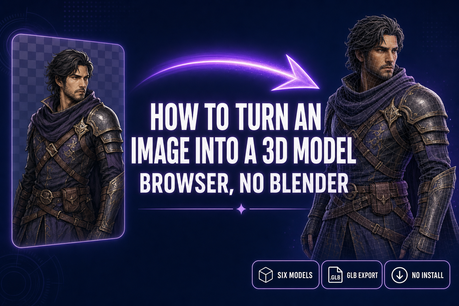 How to Turn an Image Into a 3D Model (Browser, No Blender)