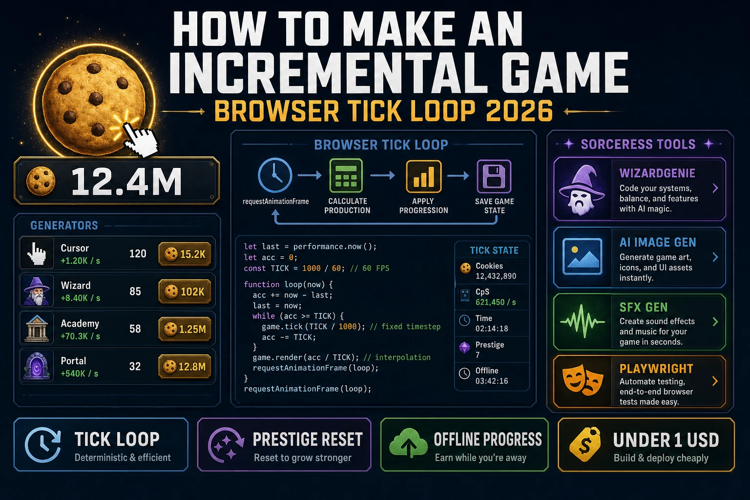 Idle How to Make an Incremental Game (Tick Loop 2026)