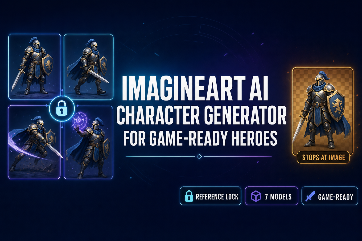 Imagineart AI Character Generator (For Game-Ready Heroes)