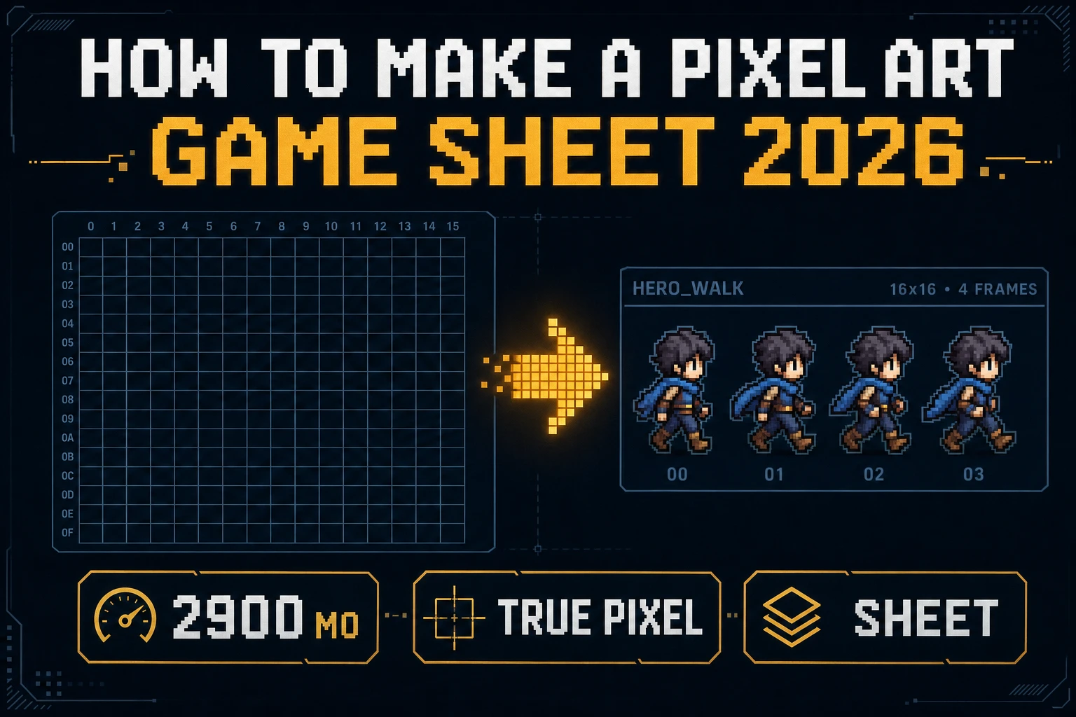 Latch How to Make a Pixel Art (Game Sheet 2026)