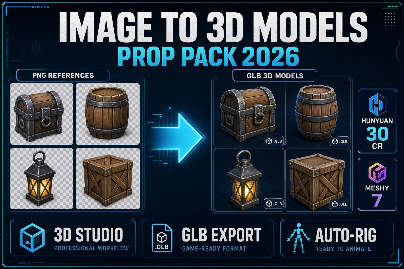 Lift Image to 3D Models (Prop Pack 2026)