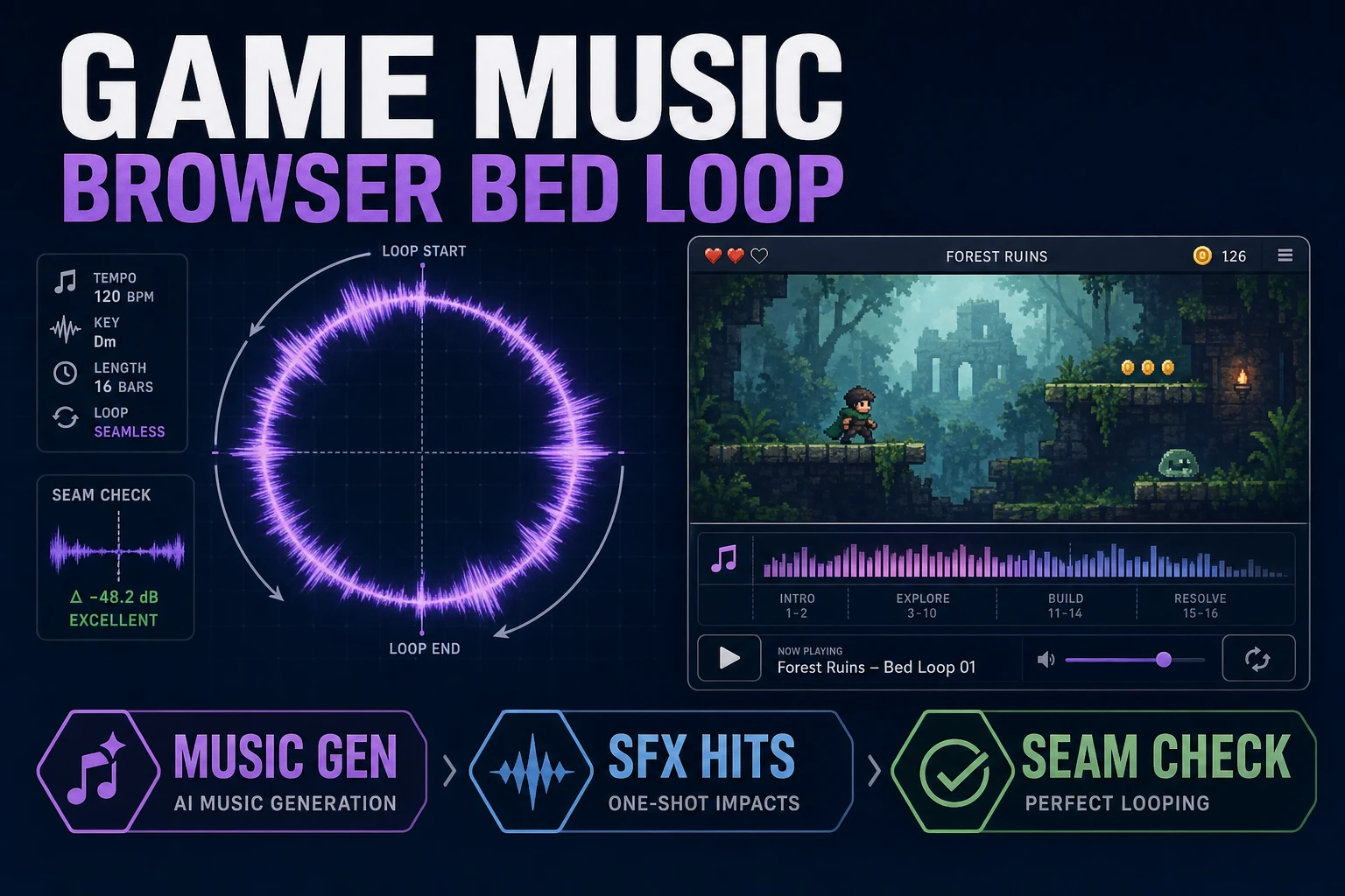 Loop How to Make Game Music (Browser Bed)
