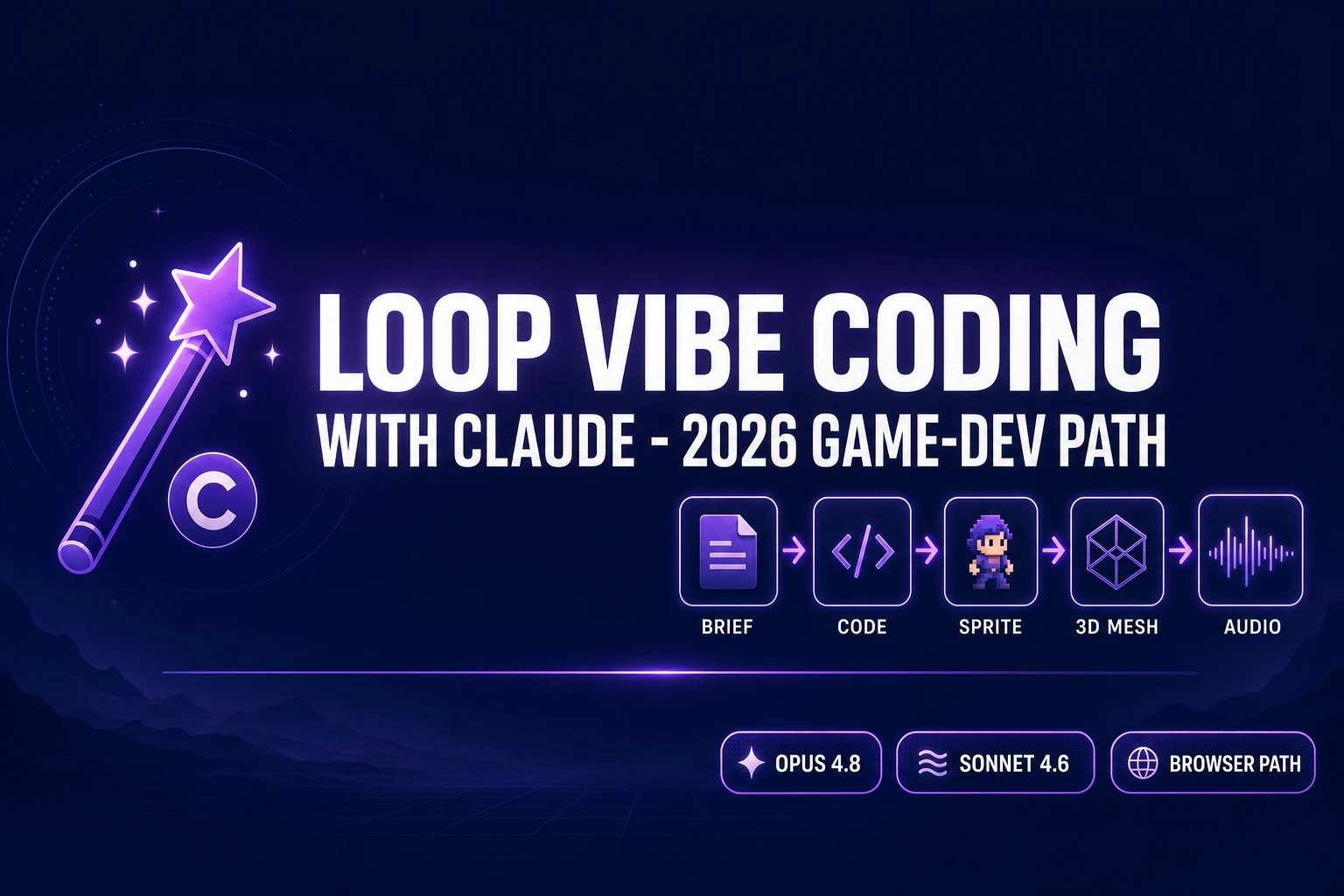 Loop Vibe Coding With Claude (2026 Game-Dev Path)