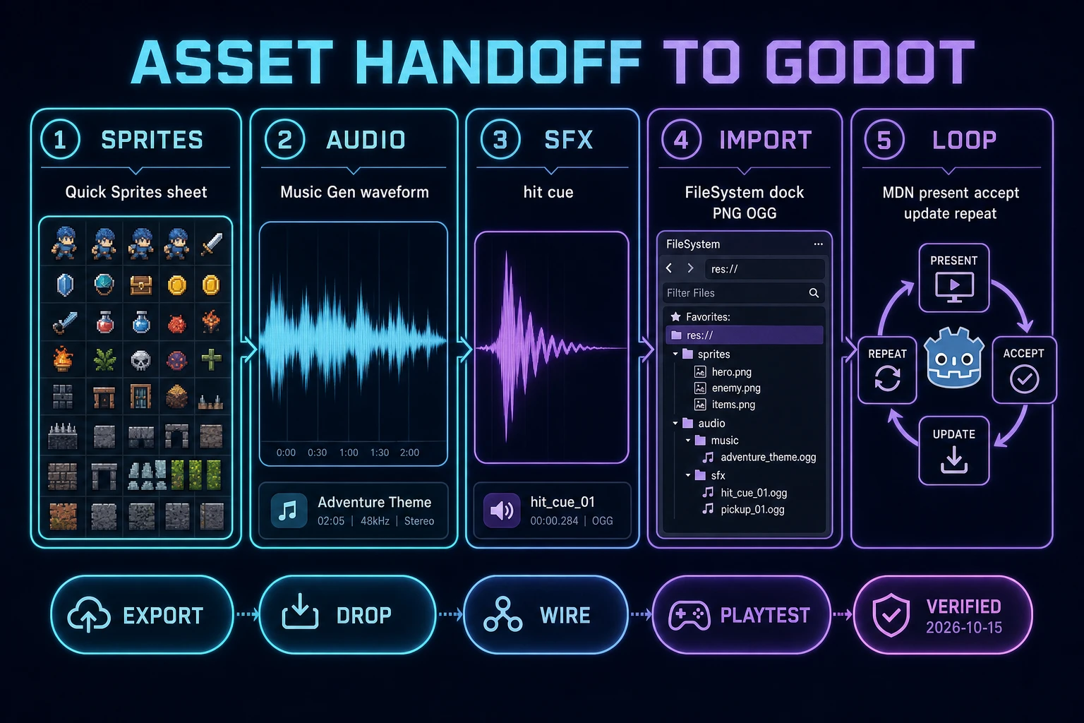 Best AI for Godot asset handoff from Sorceress into Godot FileSystem