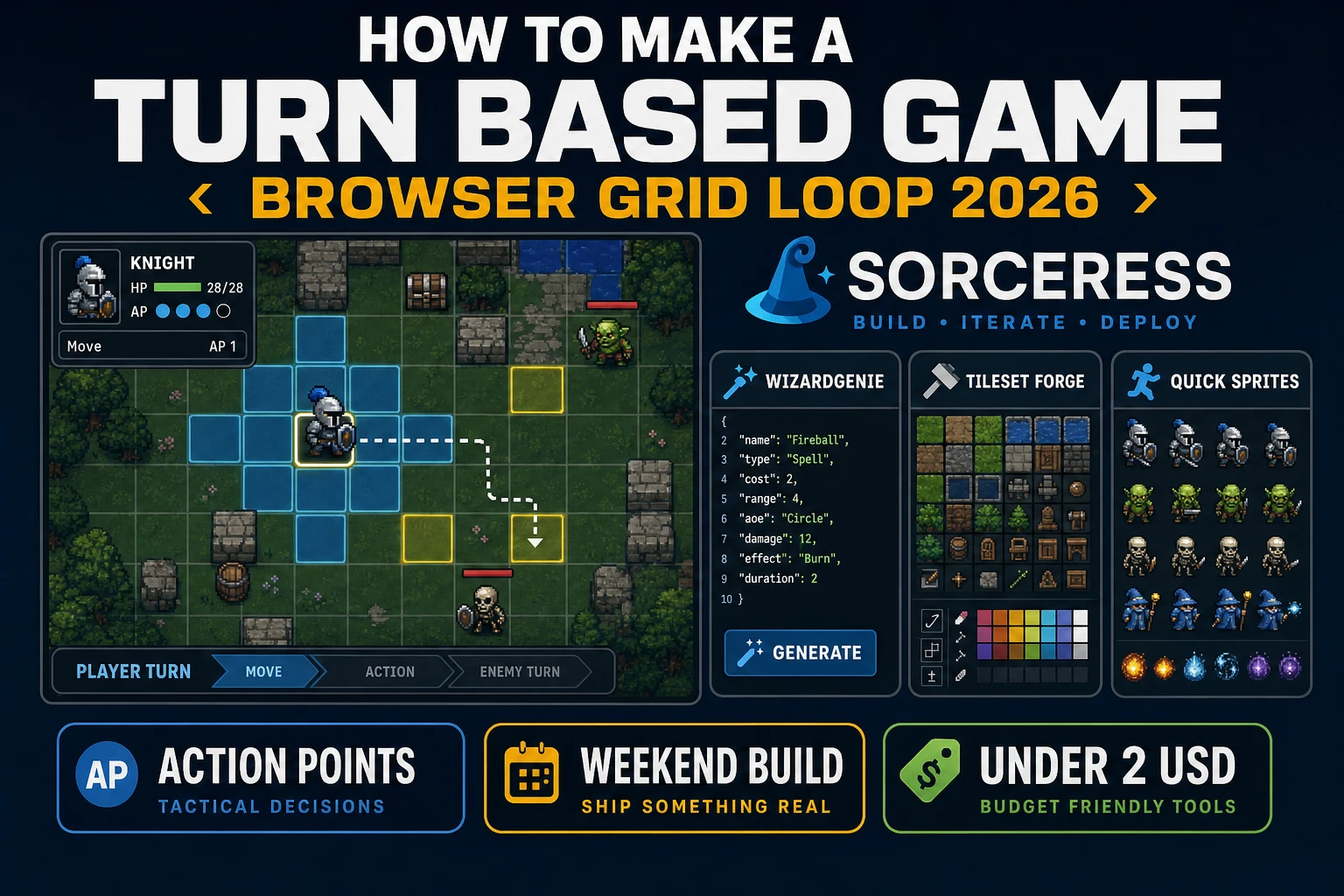 Phase How to Make a Turn Based Game (Browser Grid Loop 2026)
