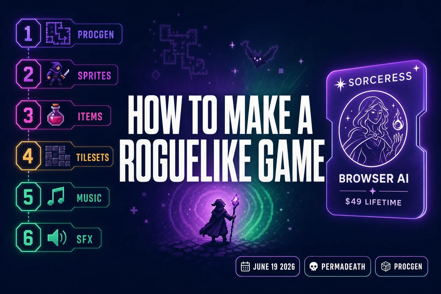 Plot How to Make a Roguelike Game (Browser AI 2026)