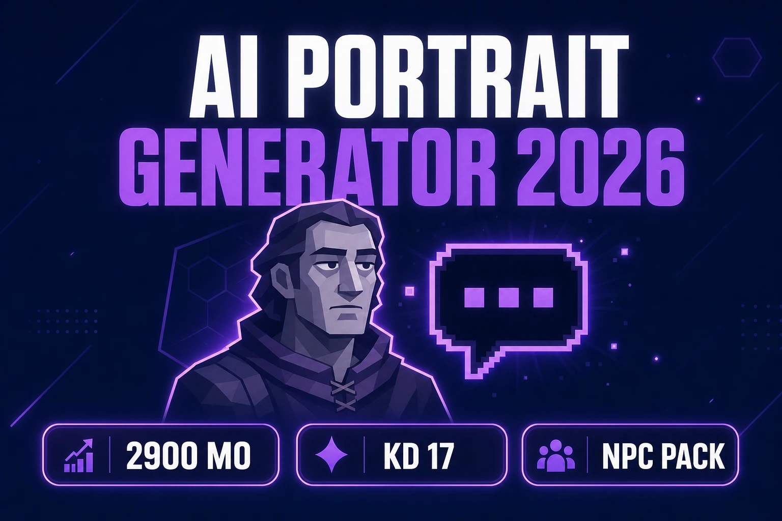 Pose an AI Portrait Generator (Game NPC Pack 2026)