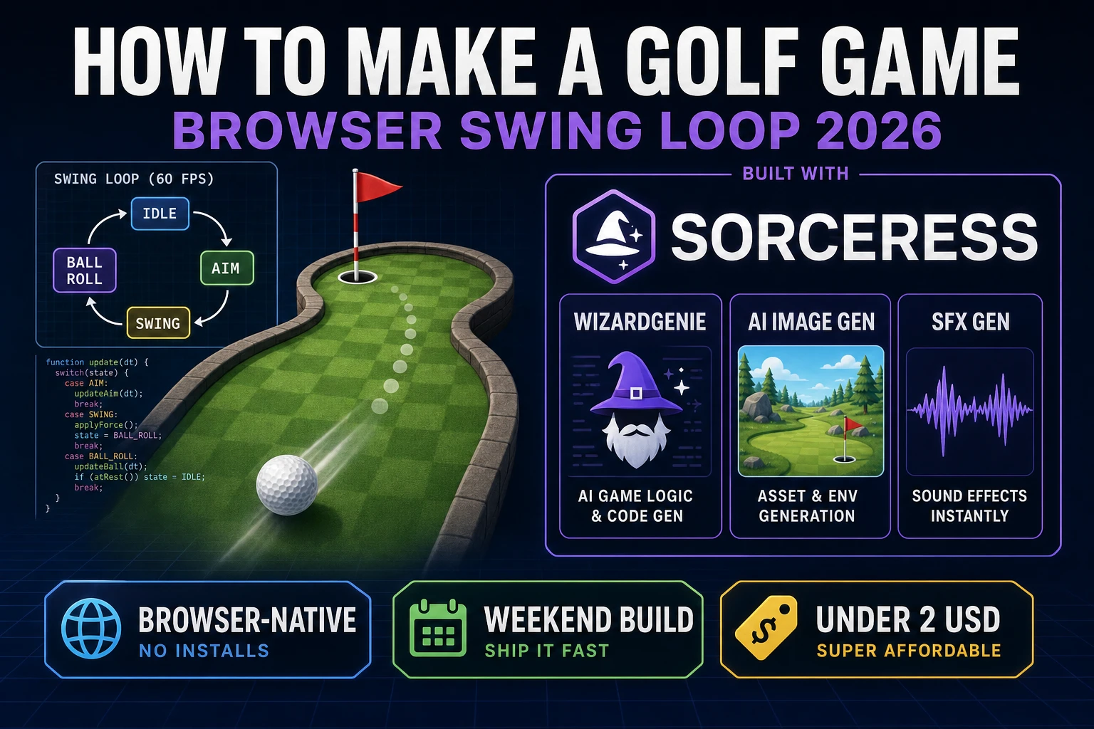 Putt How to Make a Golf Game (Browser Swing Loop 2026)