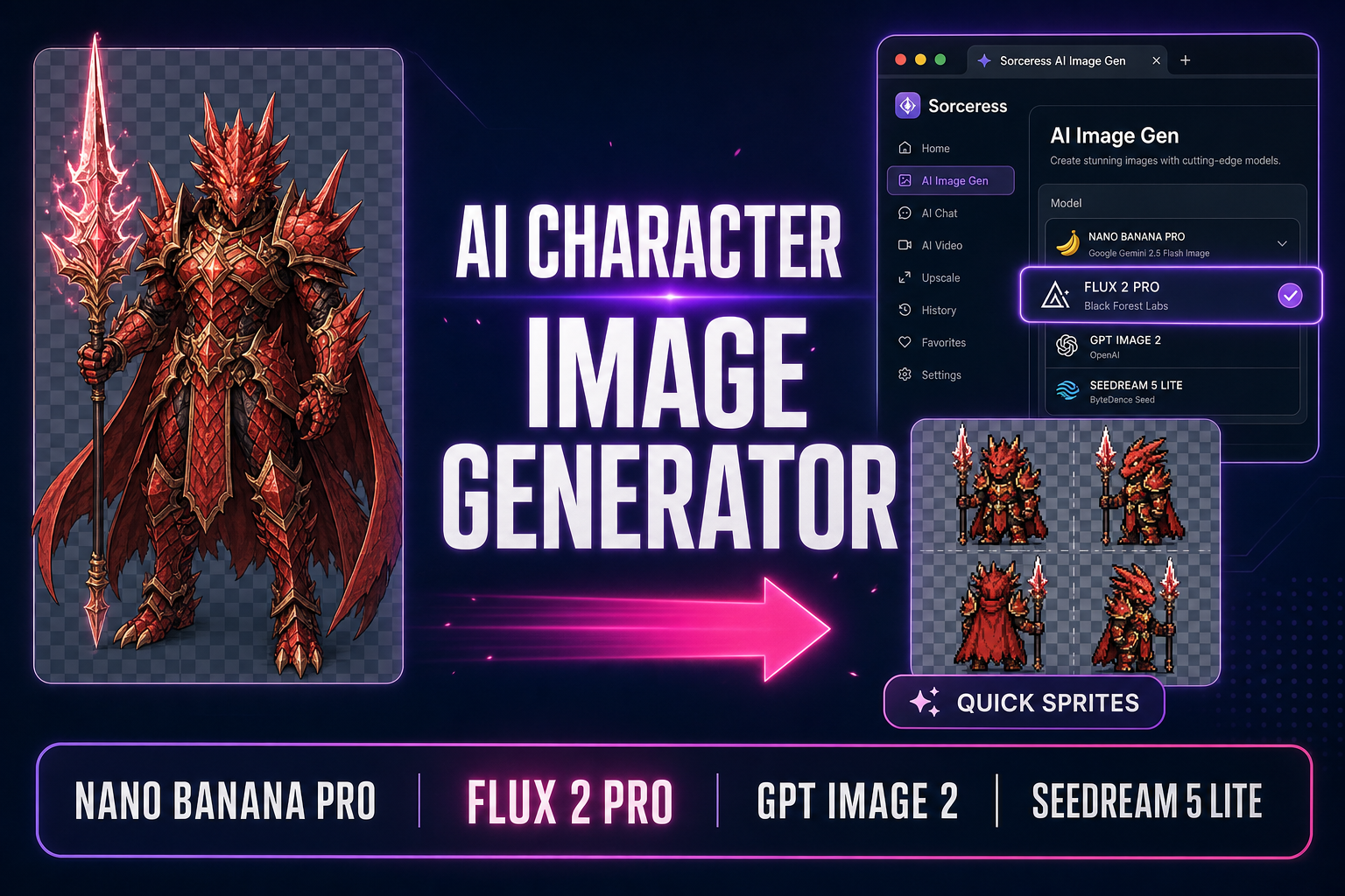 Render an AI Character Image Generator (Game-Ready Stack)