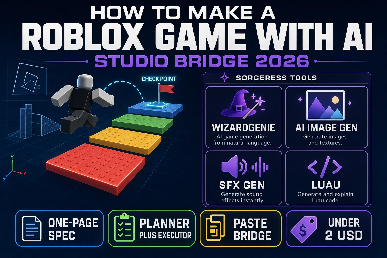 How to Make a Roblox Game With AI (Studio Bridge 2026)