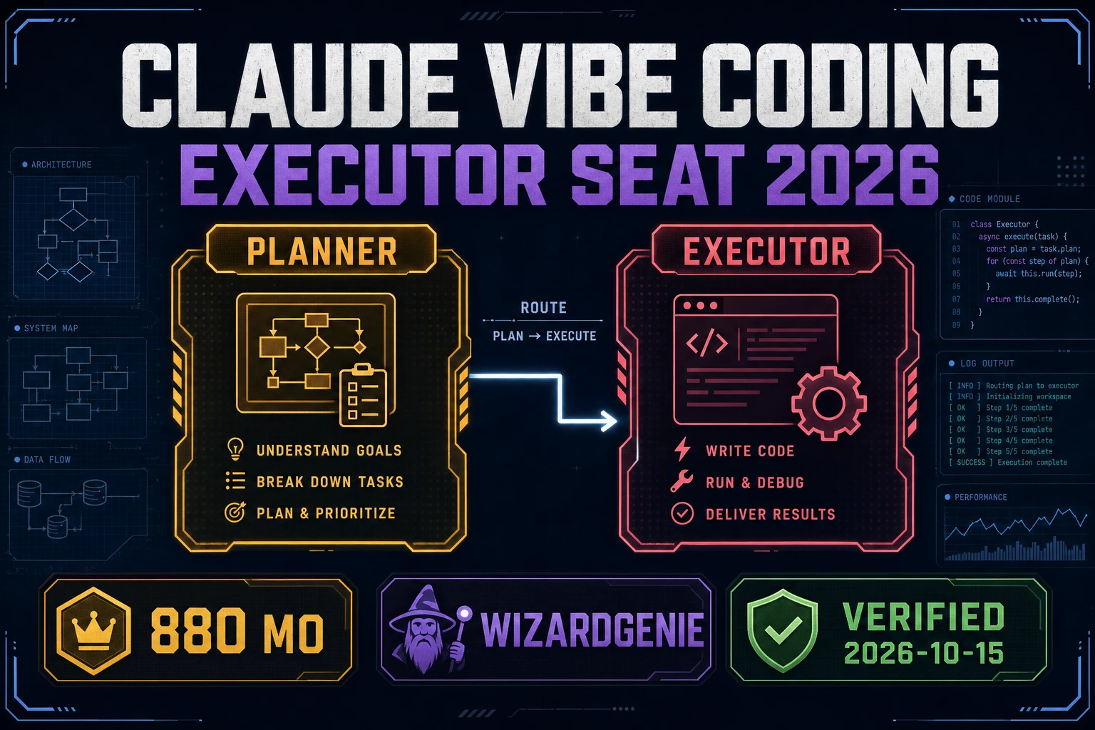 Route Claude Vibe Coding (Executor Seat 2026)