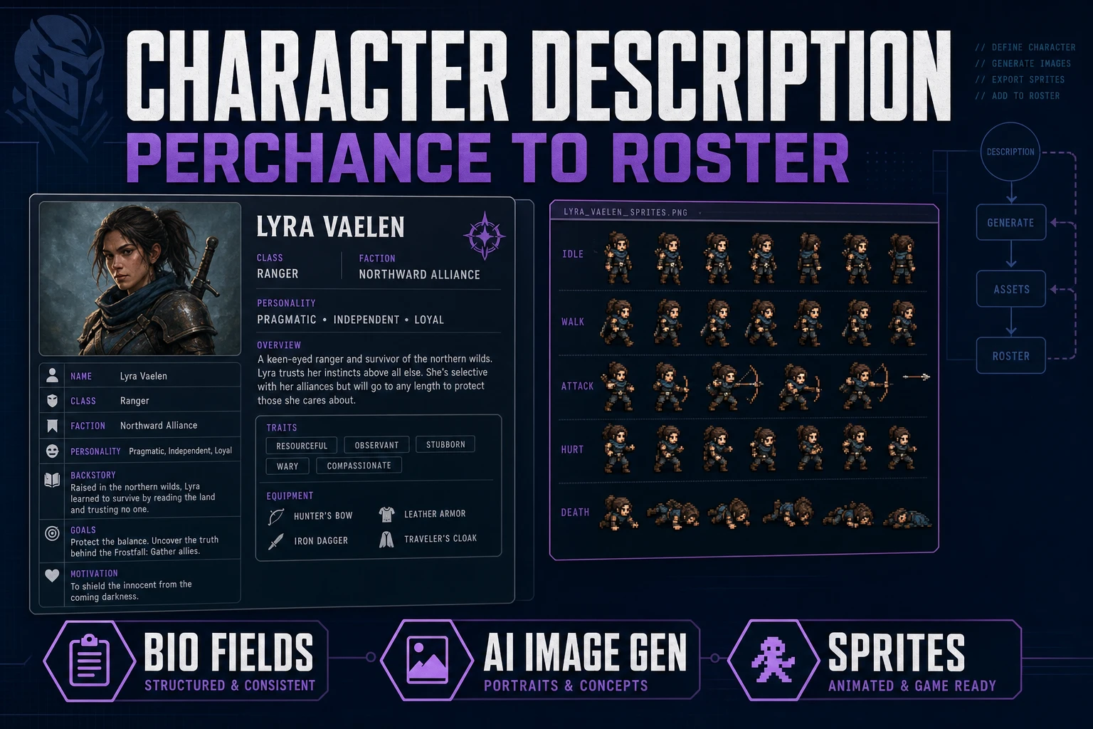 Seed Perchance AI Character Description Generator