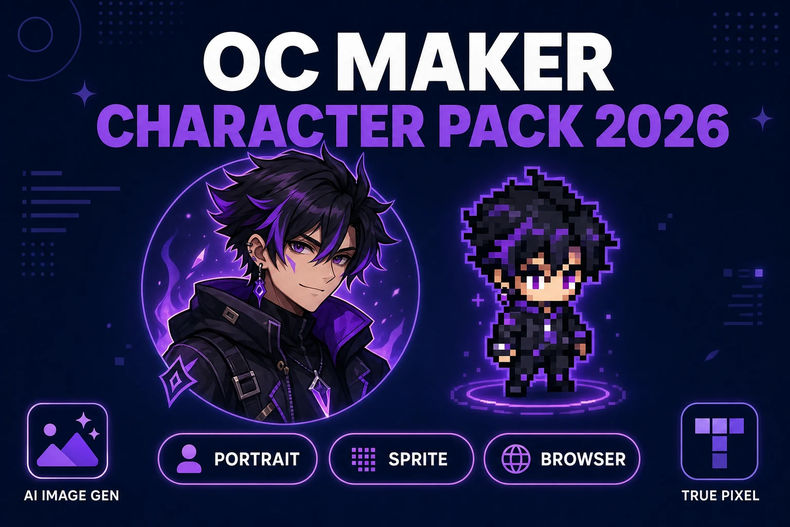 Sketch an OC Maker (Game Character Pack 2026)