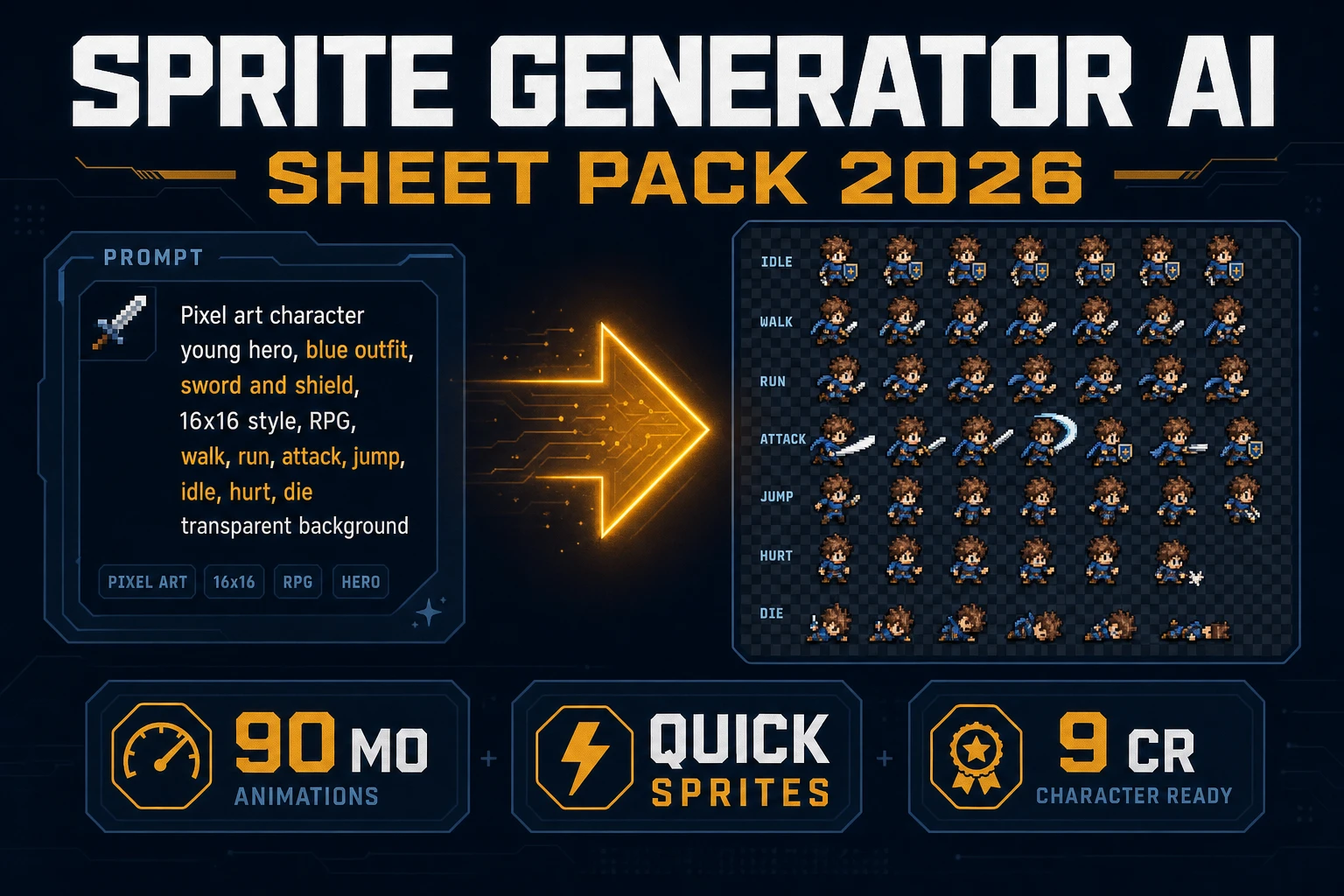 Spin Sprite Generator AI (Sheet Pack 2026)