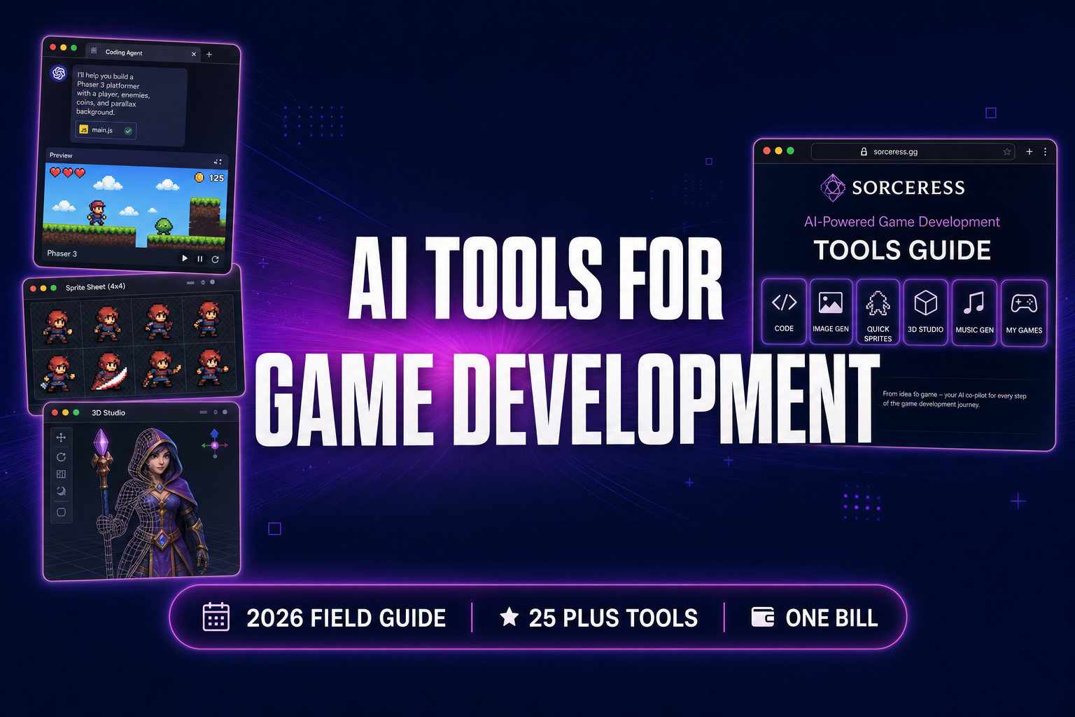 Stack the AI Tools for Game Development (2026 Field Guide)