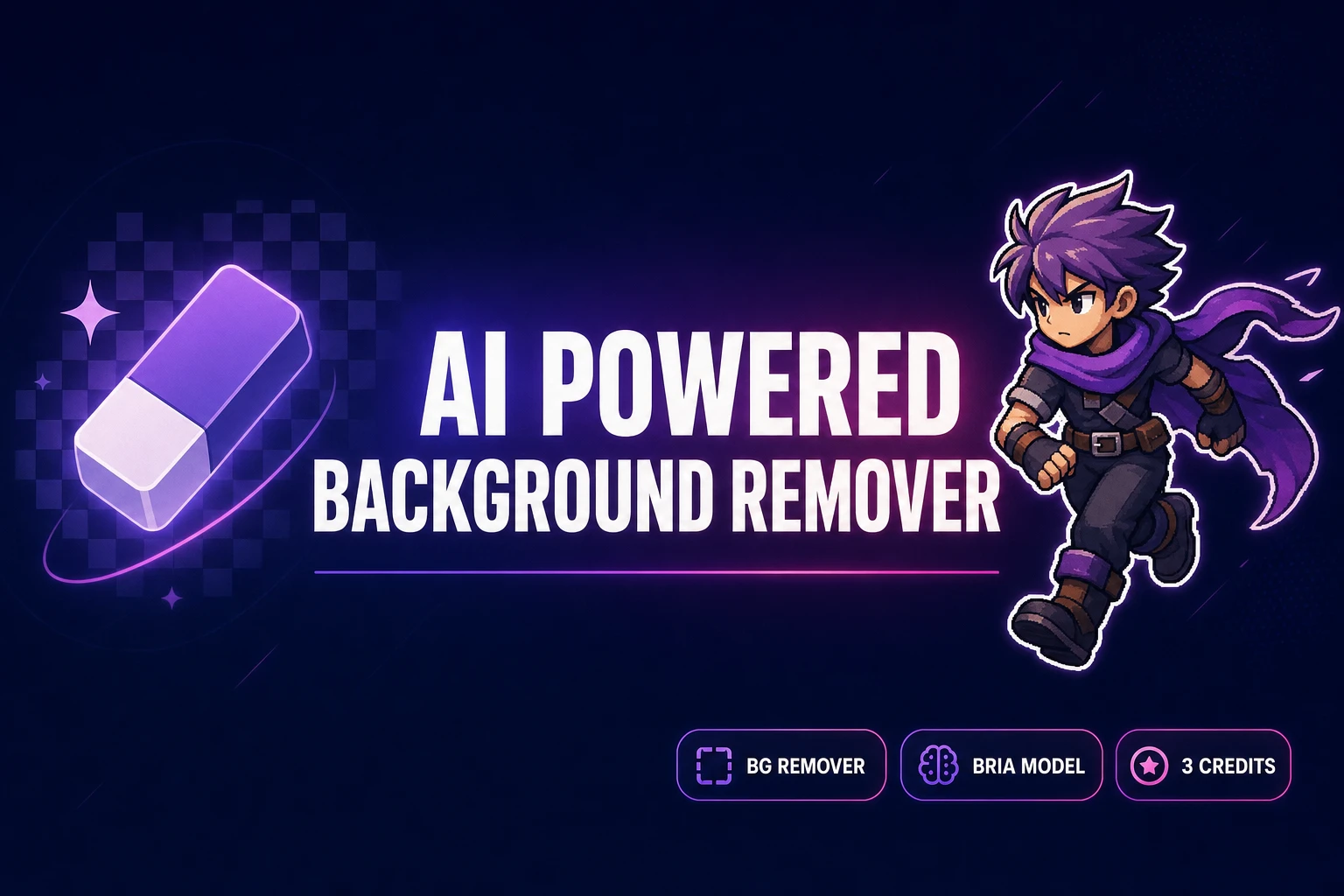 Trim an AI Powered Background Remover (Game Sprite Path)