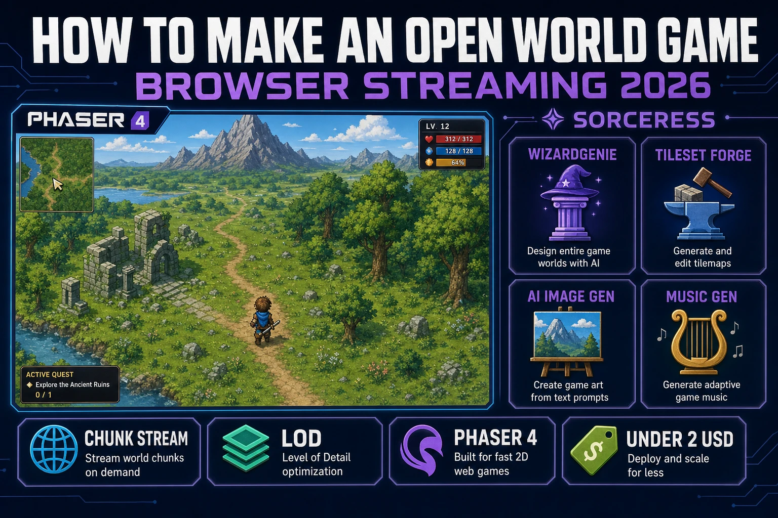 Vista How to Make an Open World Game (Streaming 2026)