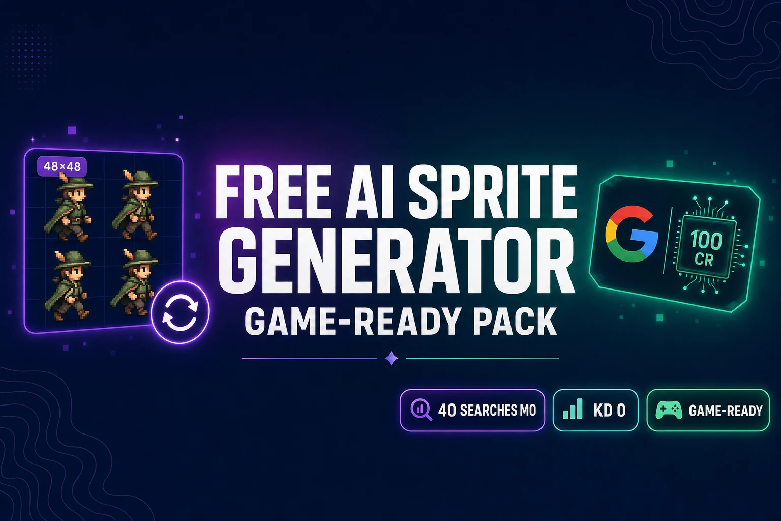 Wire a Free AI Sprite Generator (Game-Ready Pack)